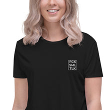 Load image into Gallery viewer, Embroidered Crop Tee